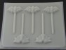 2424 Bat Chocolate or Hard Candy Lollipop Mold